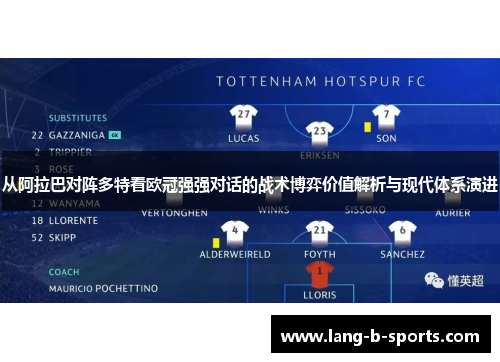 从阿拉巴对阵多特看欧冠强强对话的战术博弈价值解析与现代体系演进 从阿拉巴对阵多特看欧冠强强对话的战术博弈价值解析与现代体系演进